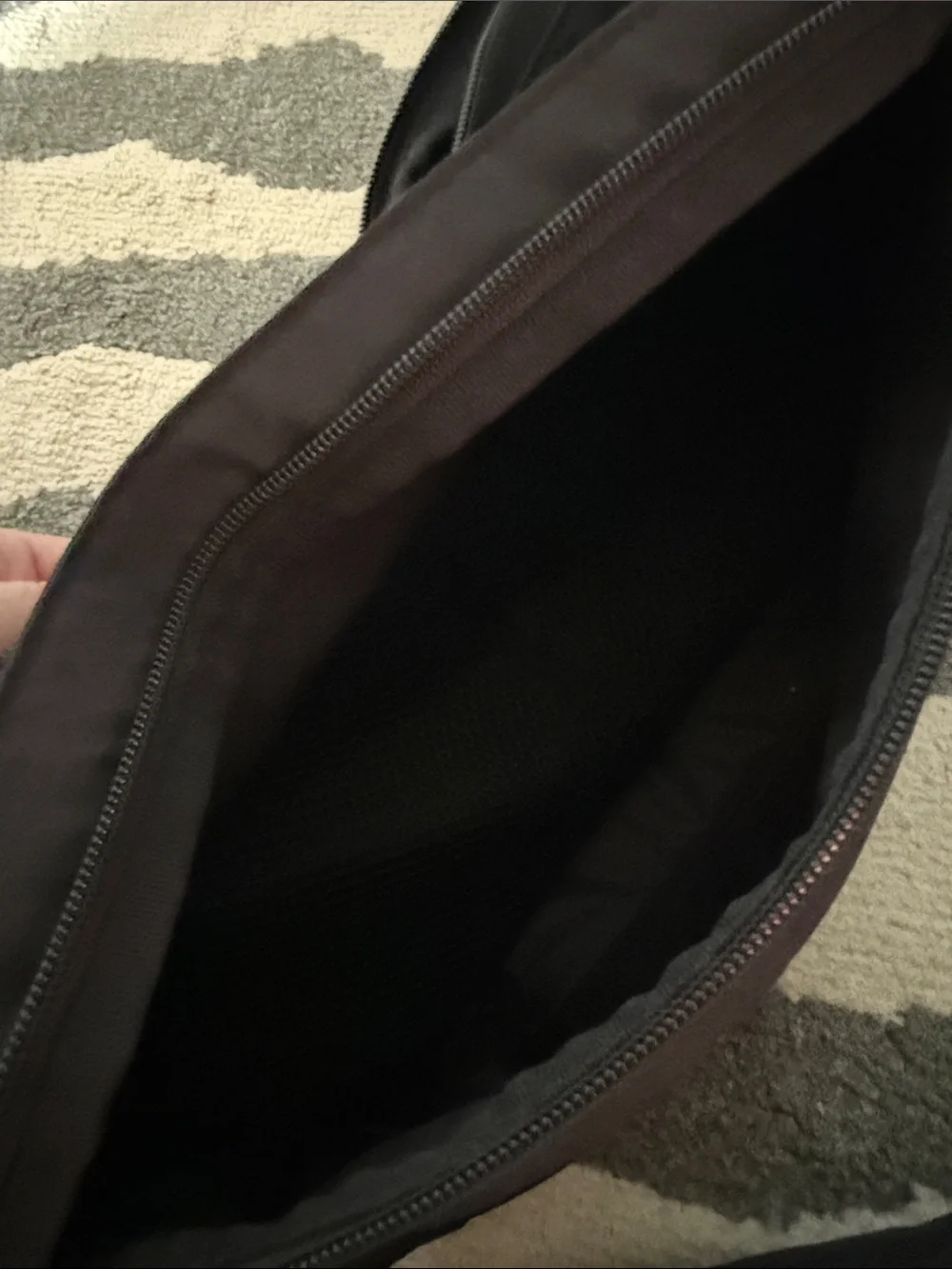 Nike Black Waist Sling Bag with Subtle Logo